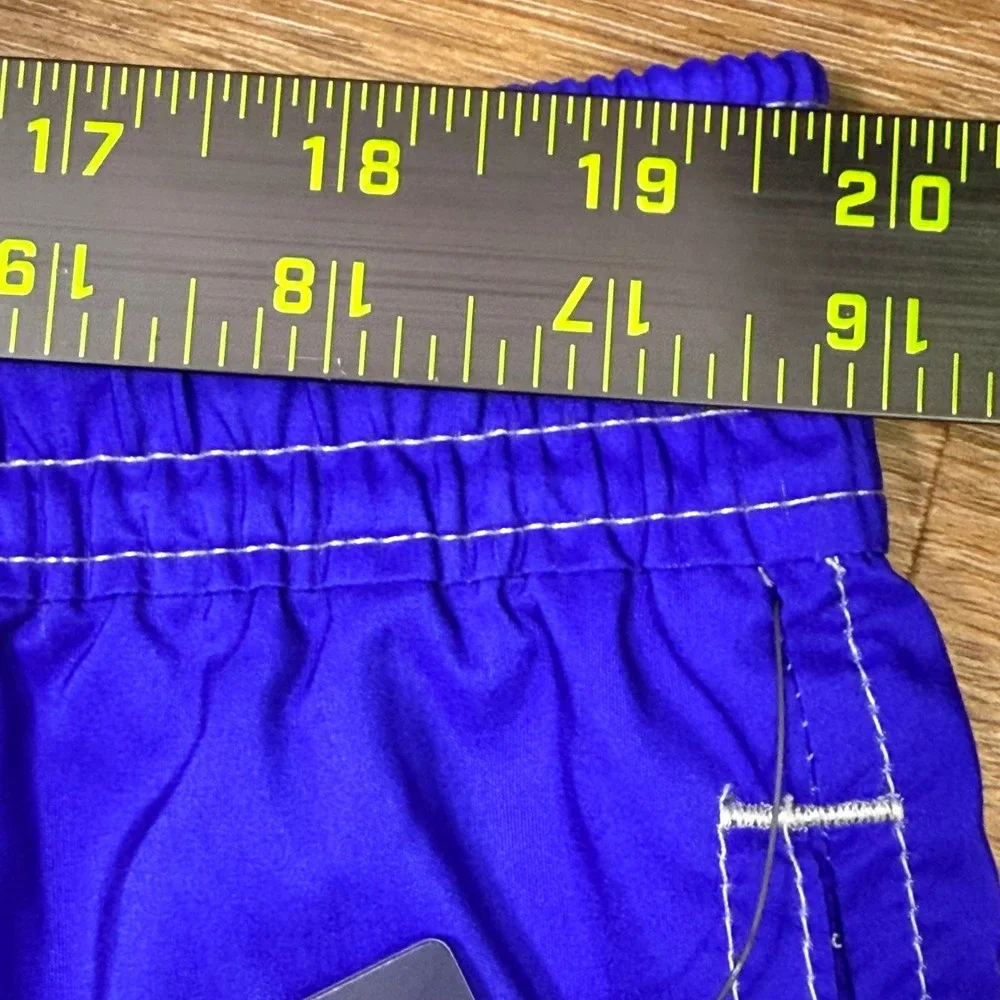 Polo Ralph Lauren Swim Trunks Mens 1XB‎ Blue Colorblock Ombre Board Shorts Pony